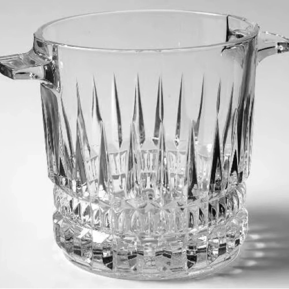 Vintage French Cut Crystal Ice Bucket by Cristal d’ Arques